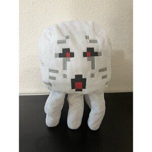 Minecraft Jinx GHAST Mojang Ghost Spinmaster Official White 15” Plush Toy